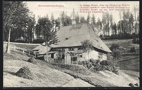 Waldau schwarzwald im - ak,